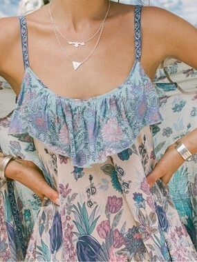 SPELL SIREN MINI DRESS (XS)